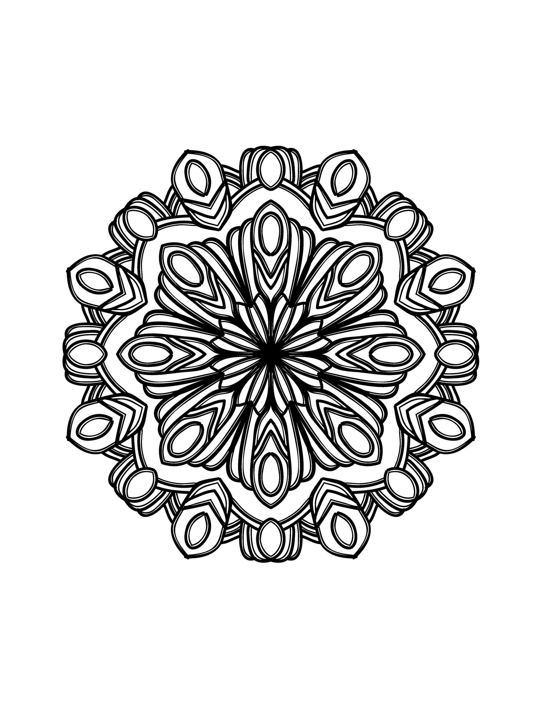 mandala coloring pages pdf digital coloring book for adults etsy