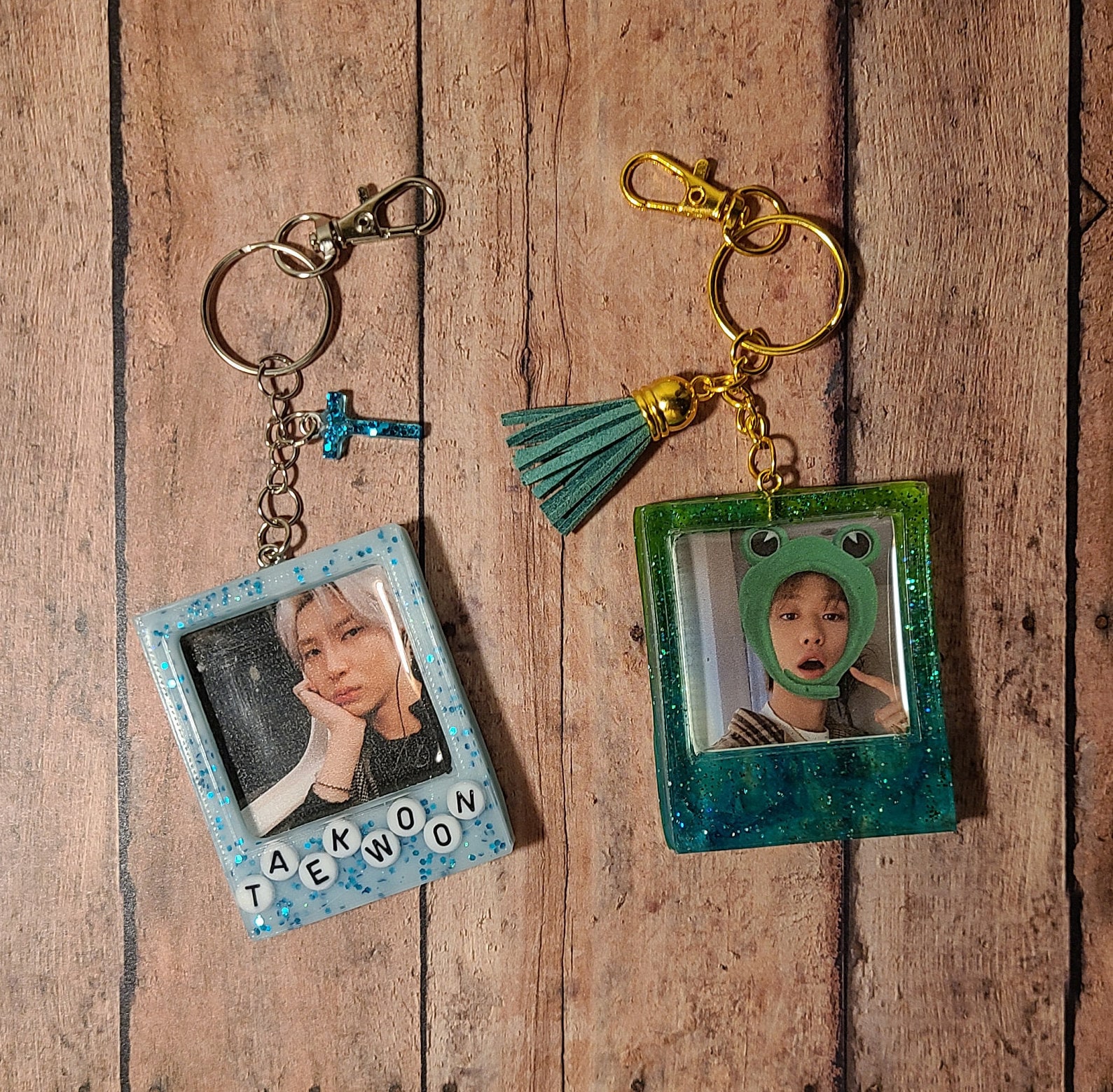 Custom Instant Film Keychain, Kpop Instant Film Keychain, Personalized