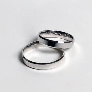 Flat Design 925 |Couple Ring Set|Silver Couple Ring|His Her Promise Ring For Couple|Engraved&Personalized Ring|Wedding Ring Set|EternityRing