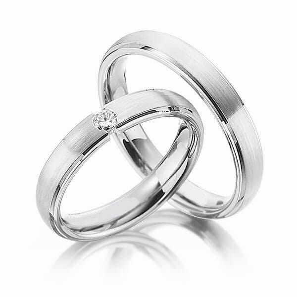 Flat Design 925 |Couple Ring Set|Gemstone Ring Set|His Her Promise Ring For Couple|Engraved&Personalized Ring|Wedding Ring Set|EternityRing