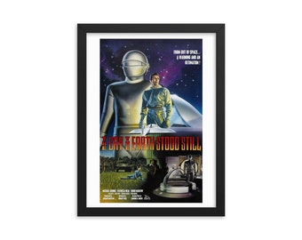 Retro Gort Wind Up Tin Robot Toy The Day The Earth Stood Still Iconic Classic Science Fiction Movie Character With Original Box Packaging