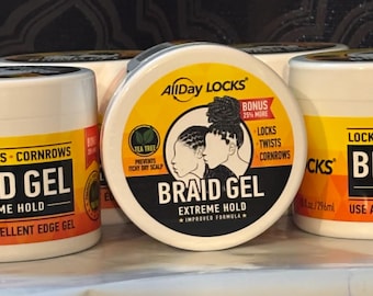 All Day Locks Braid Gel Exteme Hold 10oz