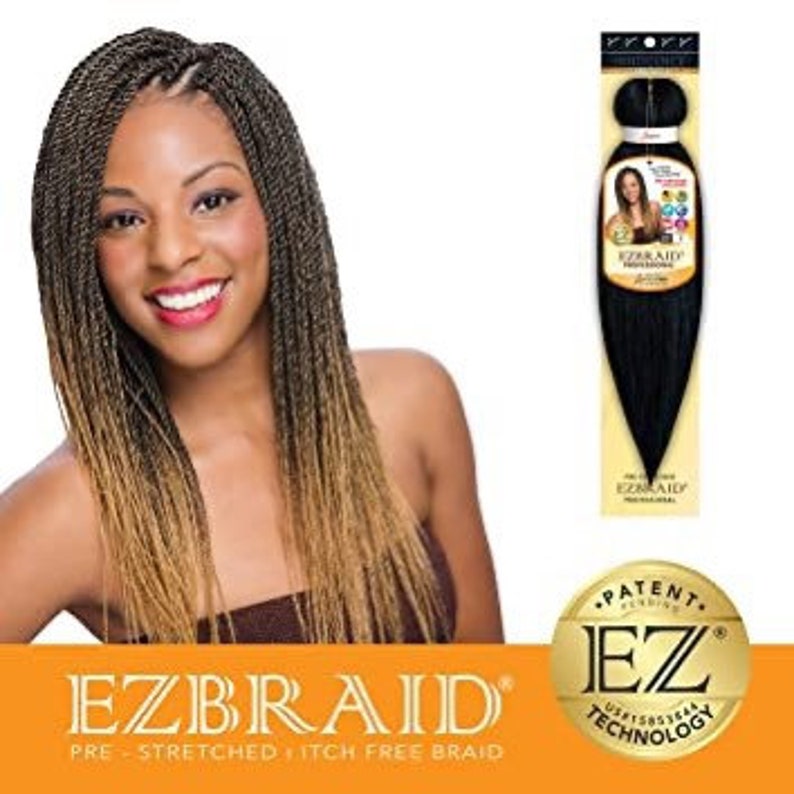 EZ Braid Prestretched Braiding Hair 20 Etsy