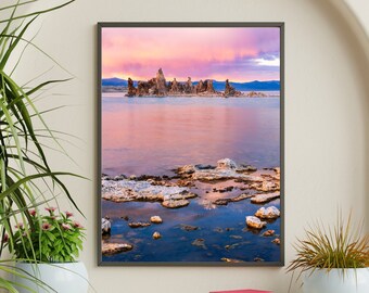Mono Lake Eastern Sierra California Landscape Sunset Fine Art Wall Print