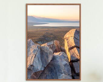 Mono Lake Sunset Print: Eastern Sierra Landscape Wall Art