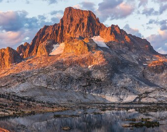 Banner Peak Sunrise Print: Thousand Island Lake, Inyo National Forest