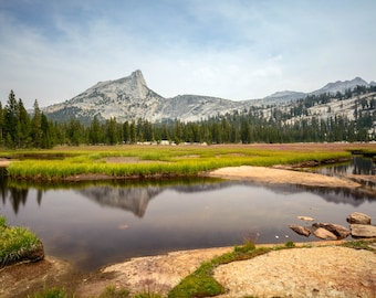 Cathedral Lakes Yosemite Print: Tuolumne Meadows Landscape Art