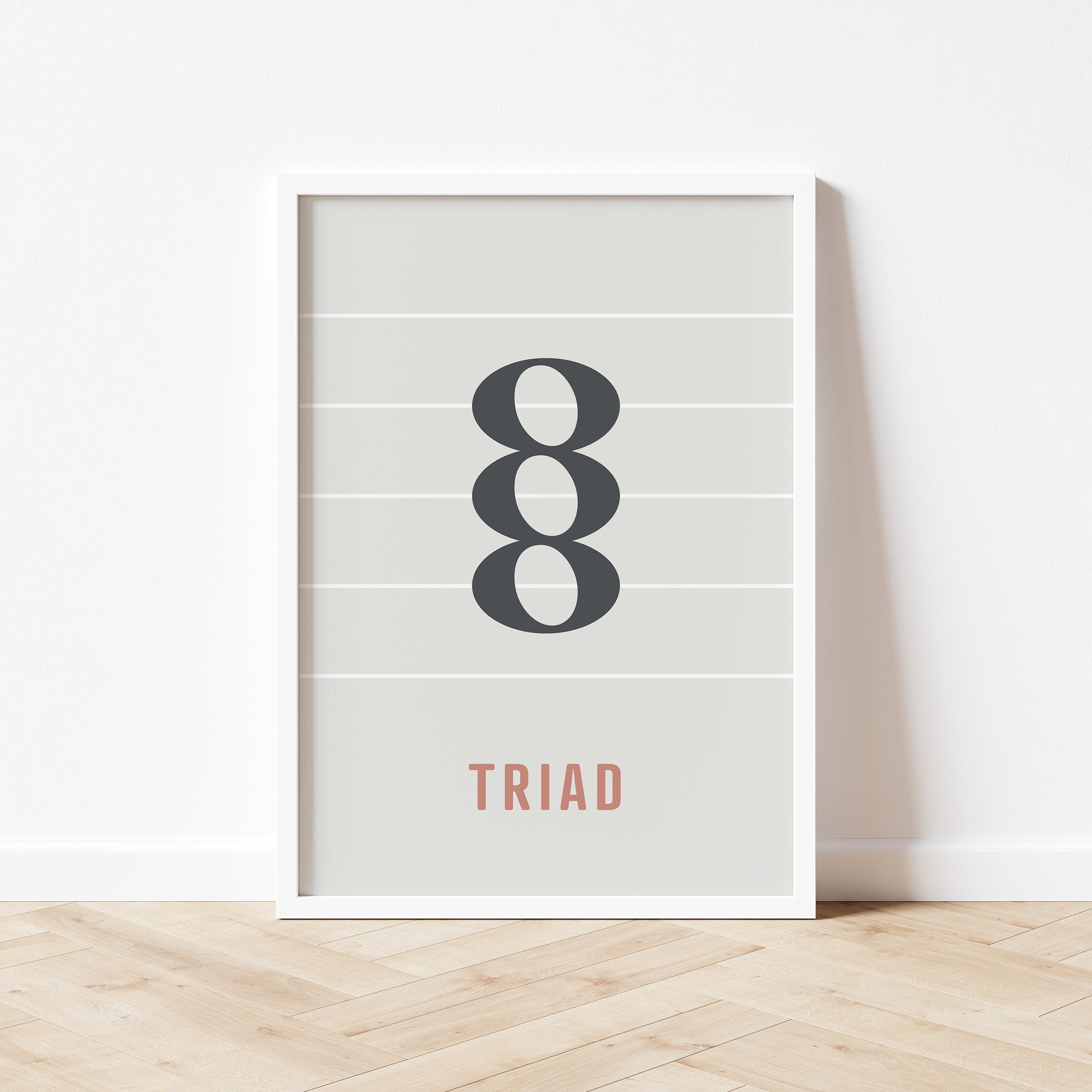 Triad Note Print Music Theory Poster Triad Chord Musical - Etsy