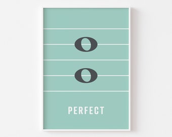 Perfect 5th Print - Music Theory Poster, Perfect Interval, Musical Note, Composer Art, Music Studio, Gift for Musician, Piano Teacher