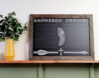 Answered Prayers Chalkboard