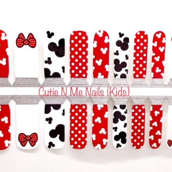 Mickey Mouse Nail Polish Etsy