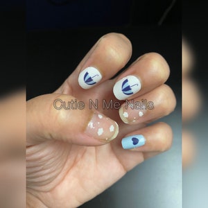 Rainy Fun Days Nail Wraps/ 100% Nail Polish Wraps/ Nail Strips