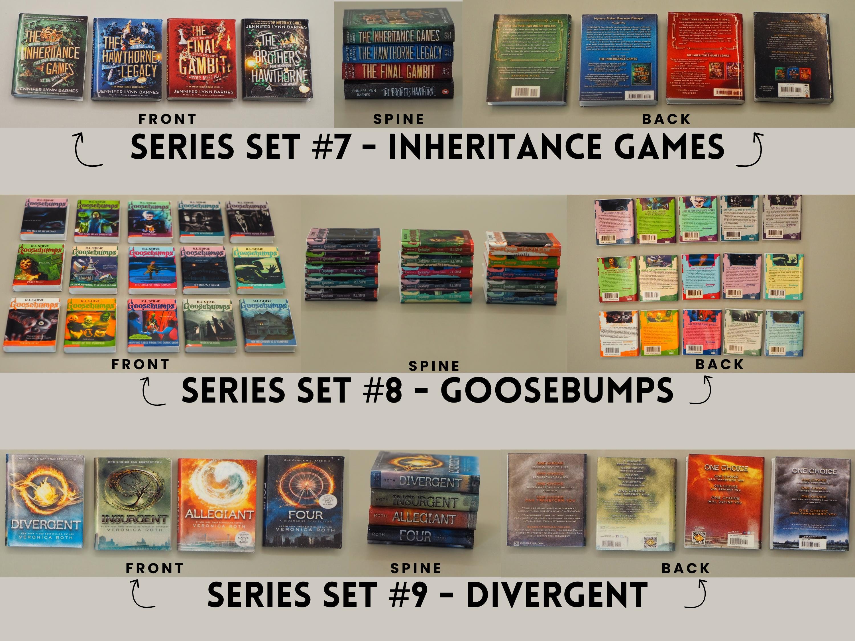 Miniature Books | Tiny Books | Dollhouse Mini Books | Mini Book Set ...