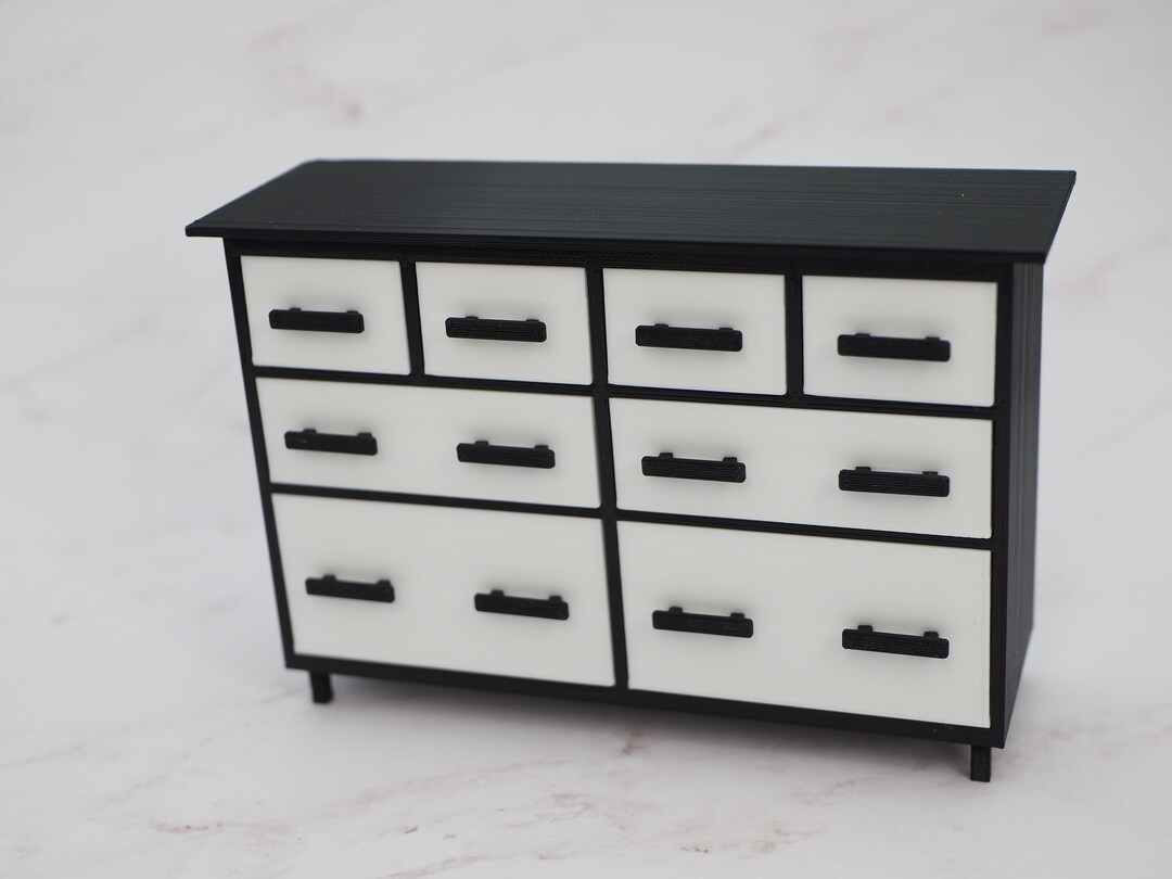 Modern Dollhouse Furniture Dollhouse Dresser 112 Scale Furniture