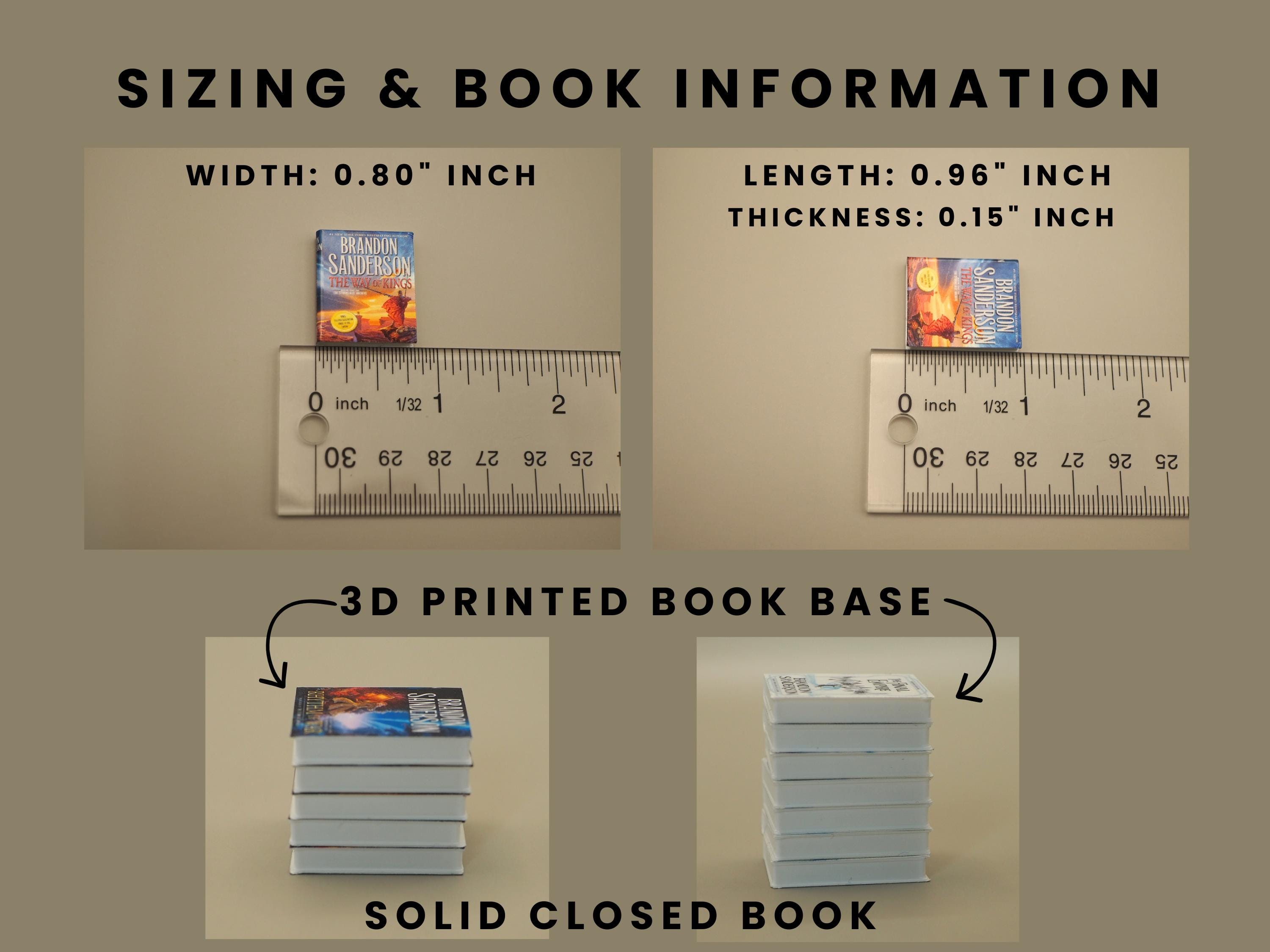 Miniature Books | Tiny Books | Dollhouse Mini Books | Mini Book Set ...