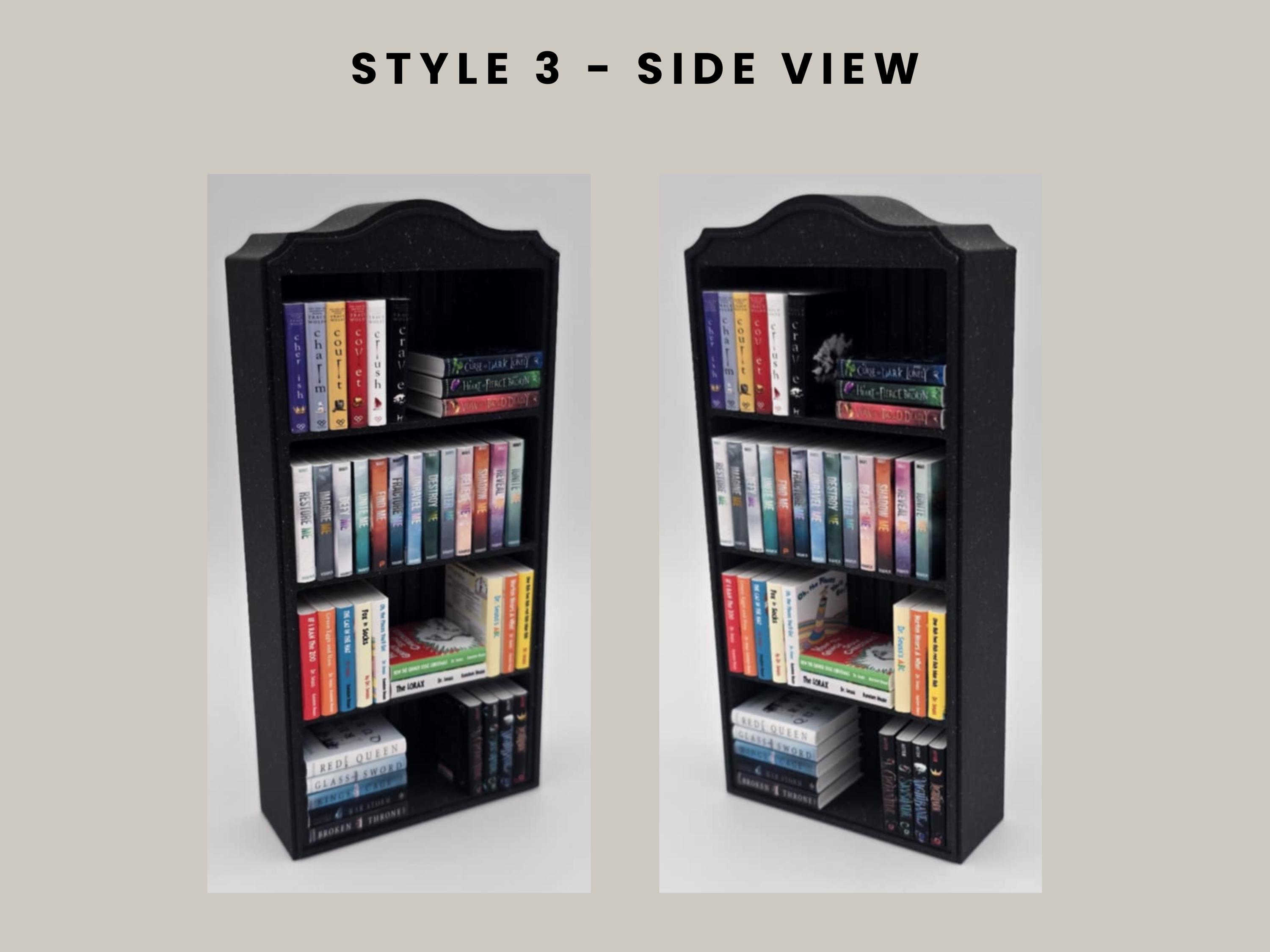 Miniature Bookshelf | Tiny Bookcase | Mini Bookshelf Display | Mini ...