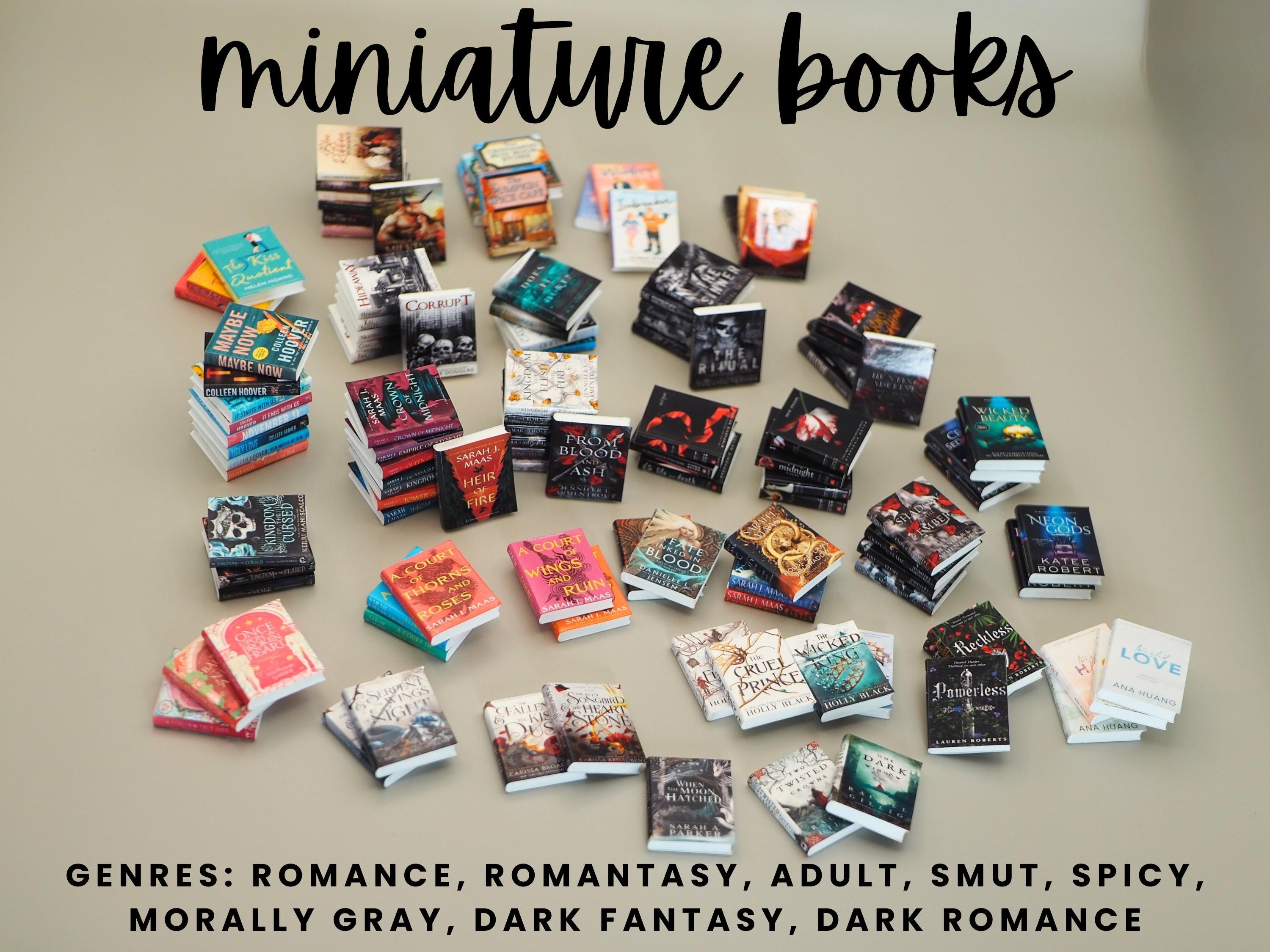 Miniature Books | Tiny Books | Dollhouse Mini Books | Mini Book Set ...