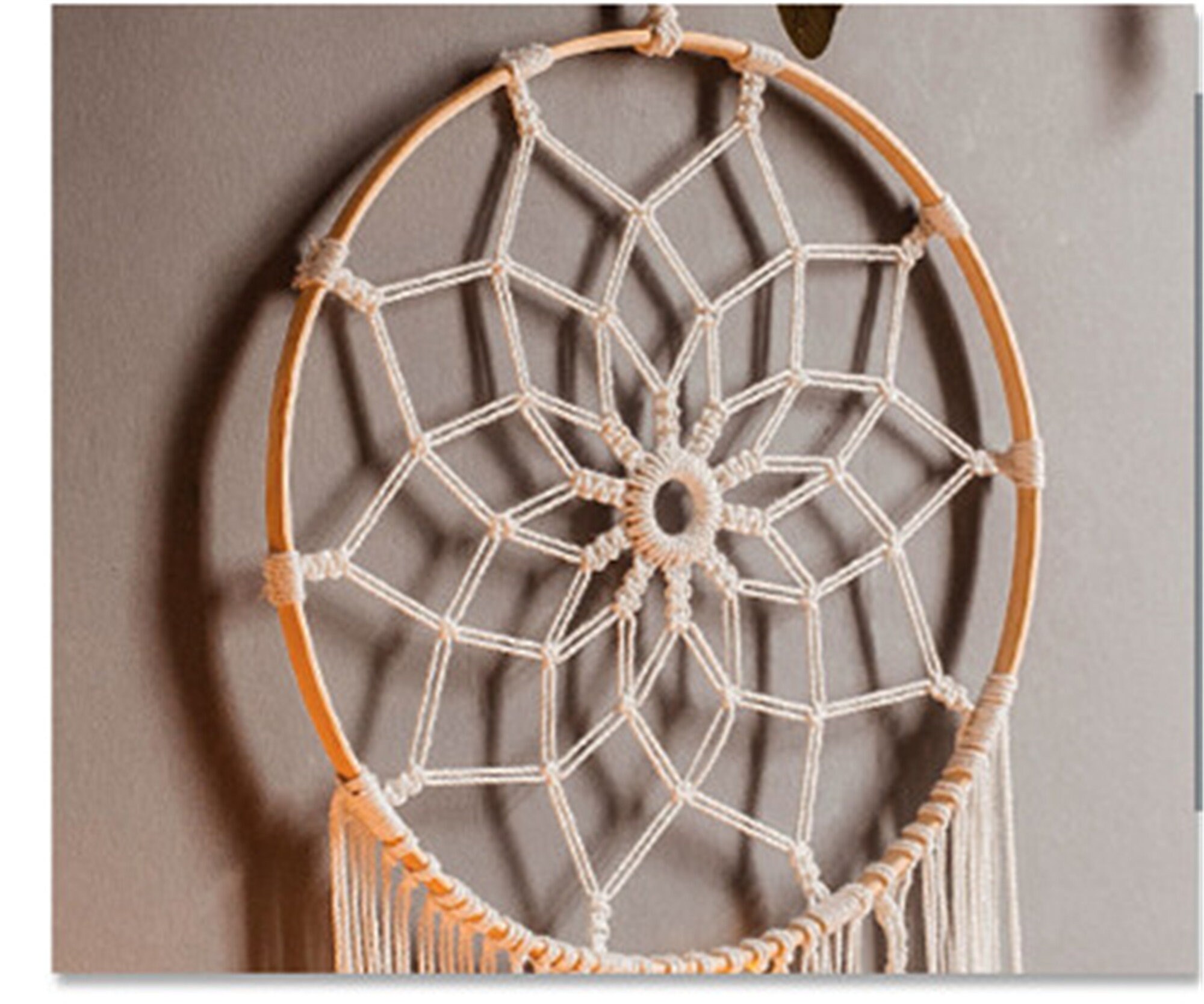Handmade Dream Catcher Macrame Dream Catcher Feather Macrame Etsy