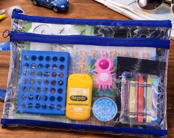 Screen-Free Kids Activity Kit | Travel Busy Bag with Crayola Crayons