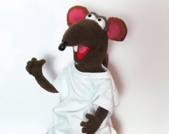 Rizzo the Rat Muppets Clay Sculpture Figure 14" Handmade