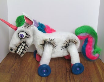 Stanley Inspired Sculpture Handmade Unicorn Horse 13 x25 Five Nights at Freddy s Etsy UK