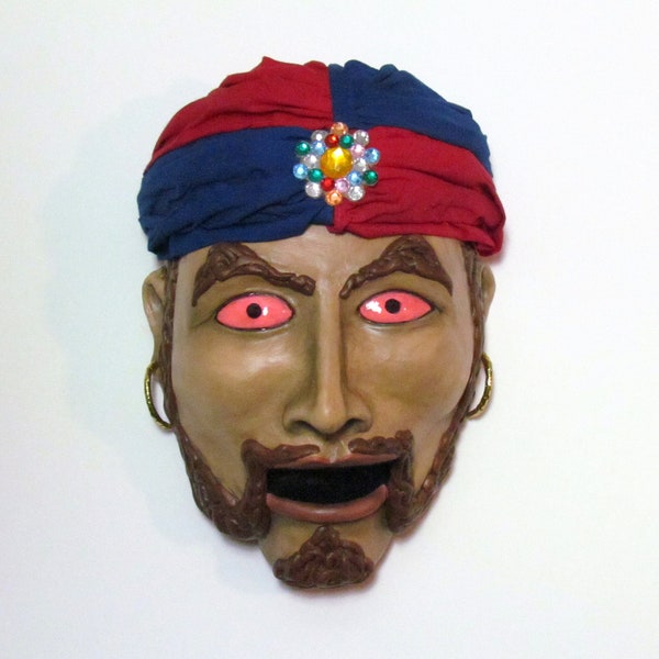 ZOLTAR Fortune Telling Genie Clay Sculpture Wall Hanger inspired by Big