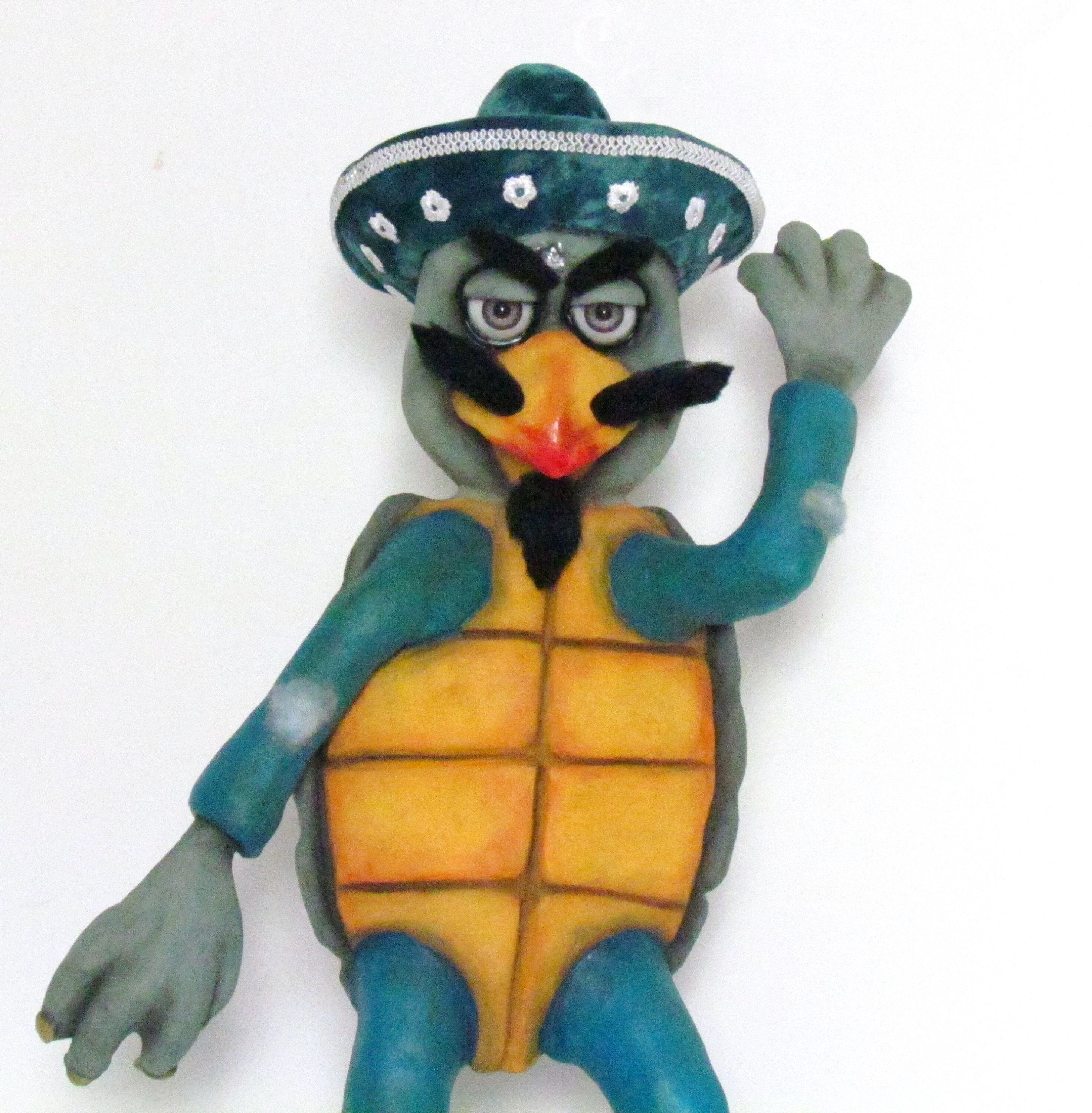 Tito Turtle Inspired 17 Clay Sculpture Figure Willy's Wonderland