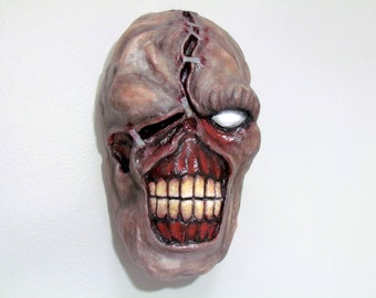 Resident Evil Nemesis Inspired Sculpture Wall Bust Hanger Horror