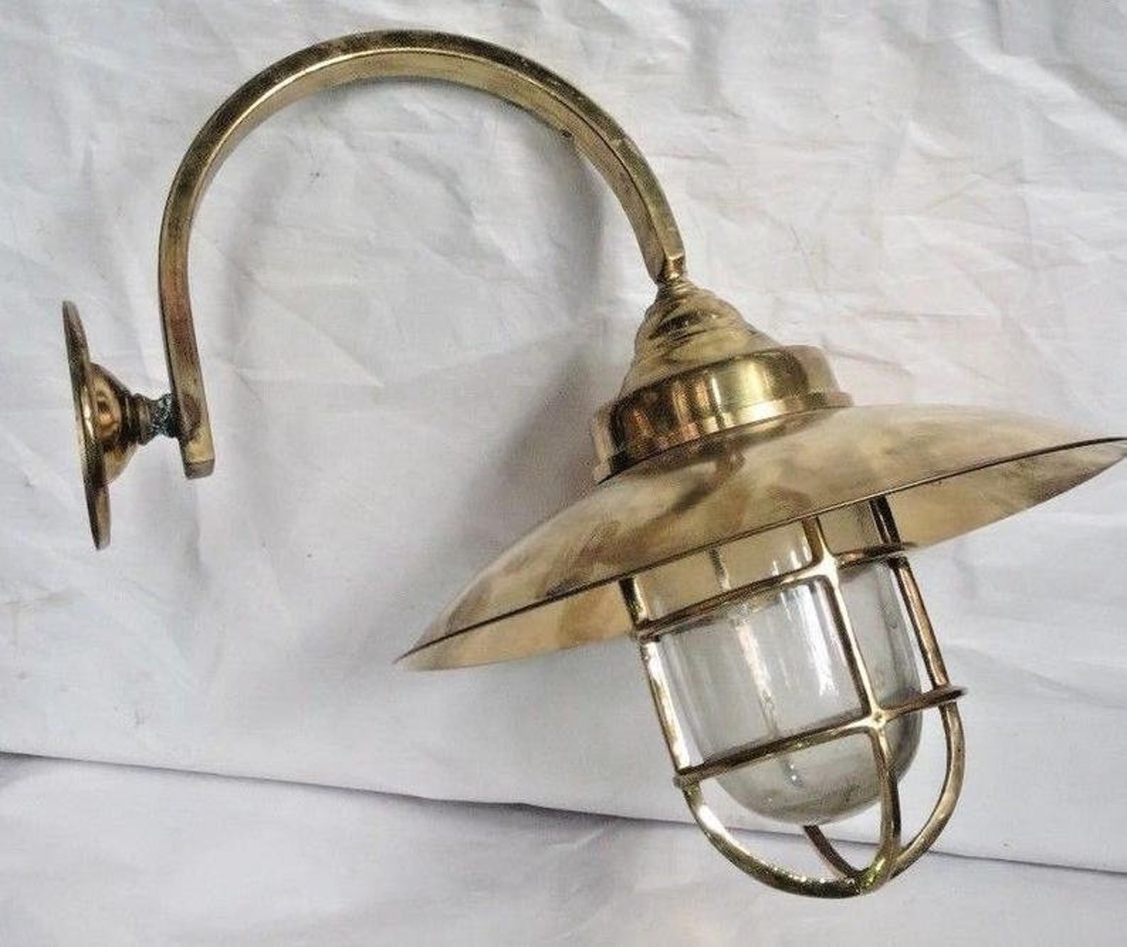 Nautical Ship Marine New Solid Brass Modern Gooseneck Light Etsy