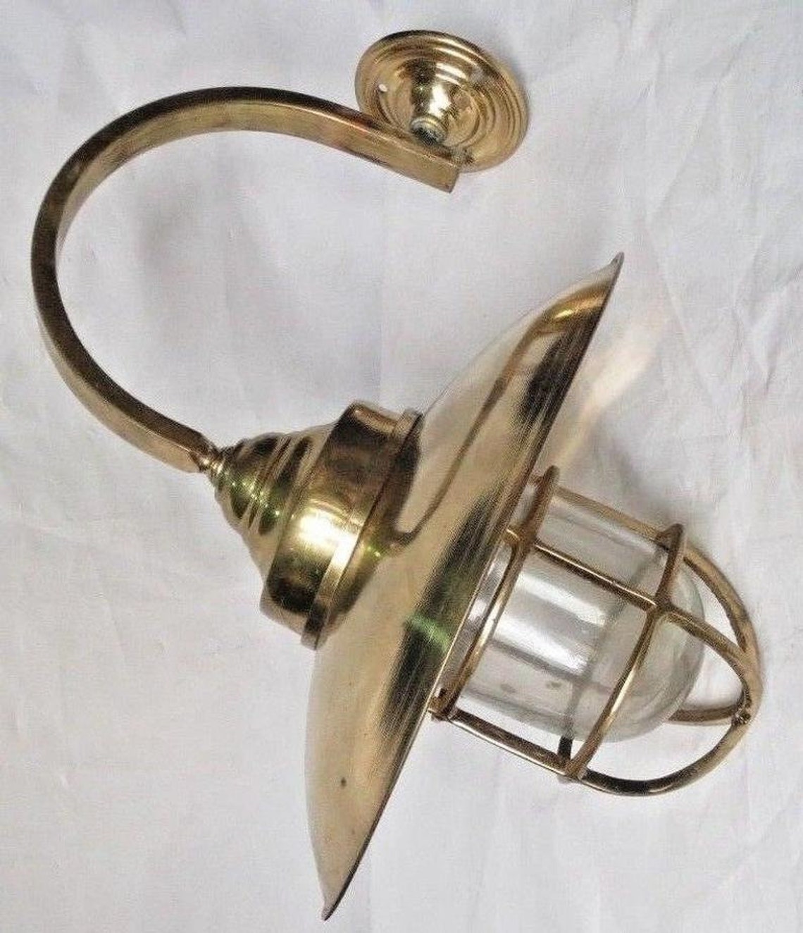 Nautical Ship Marine New Solid Brass Modern Gooseneck Light Etsy