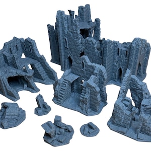 Dol Guldur Inpired Ruins| Mesbg | Wargaming Terrain | DnD | Fantasy | Wargaming | Any Tabletop Gaming