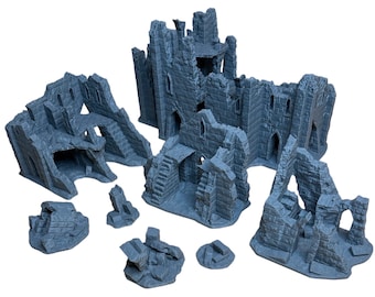 Dol Guldur Inpired Ruins| Mesbg | Wargaming Terrain | DnD | Fantasy | Wargaming | Any Tabletop Gaming