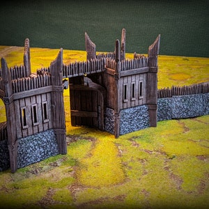 Rohan inspired walls | Kingdom of Saxonia | Celtic | Saxon | Mesbg
