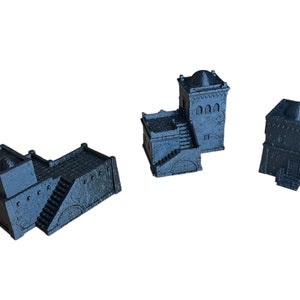 Edifícios Evil Men of the East | MESBG | Terreno de Wargaming | DnD | TTRPG | Wargaming | Fantasia |