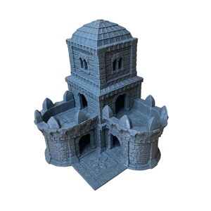 Gondor inspired Barracks, Tor Ithilas House, Wargaming Terrain, DnD, RPG, MESBG, Wargaming, Any Tabletop Gaming, Fantasy