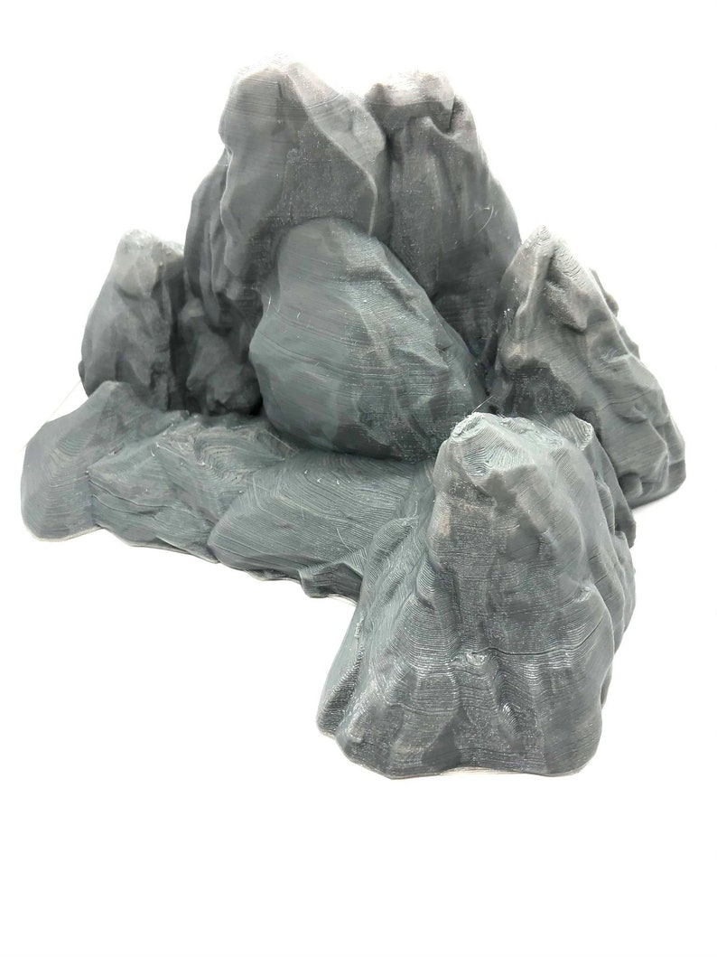 Rock Terrain Mordor Inspired MESBG Wargaming Terrain Dnd - Etsy