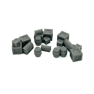 Crate and Barrel Scatter Terrain Set