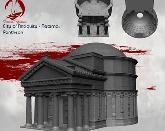 City of Aeterna Pantheon | Wargaming Terrain | DnD | Pathfinder | Warhammer | MESBG | Wargaming | Any Tabletop Gaming | Fantasy