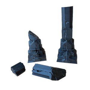Dwarven Pillars | MESBG | Dwarf Terrain | RPG | DnD | Fantasy Wargaming Terrain | Any Tabletop Gaming