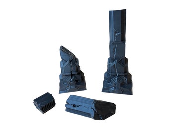Dwarven Pillars | MESBG | Dwarf Terrain | RPG | DnD | Fantasy Wargaming Terrain | Any Tabletop Gaming