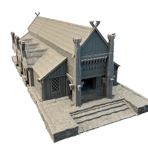 Rohan inspired Great Hall, Meduseld, Celtic, Saxon, Kingdom of Saxonia, Mesbg