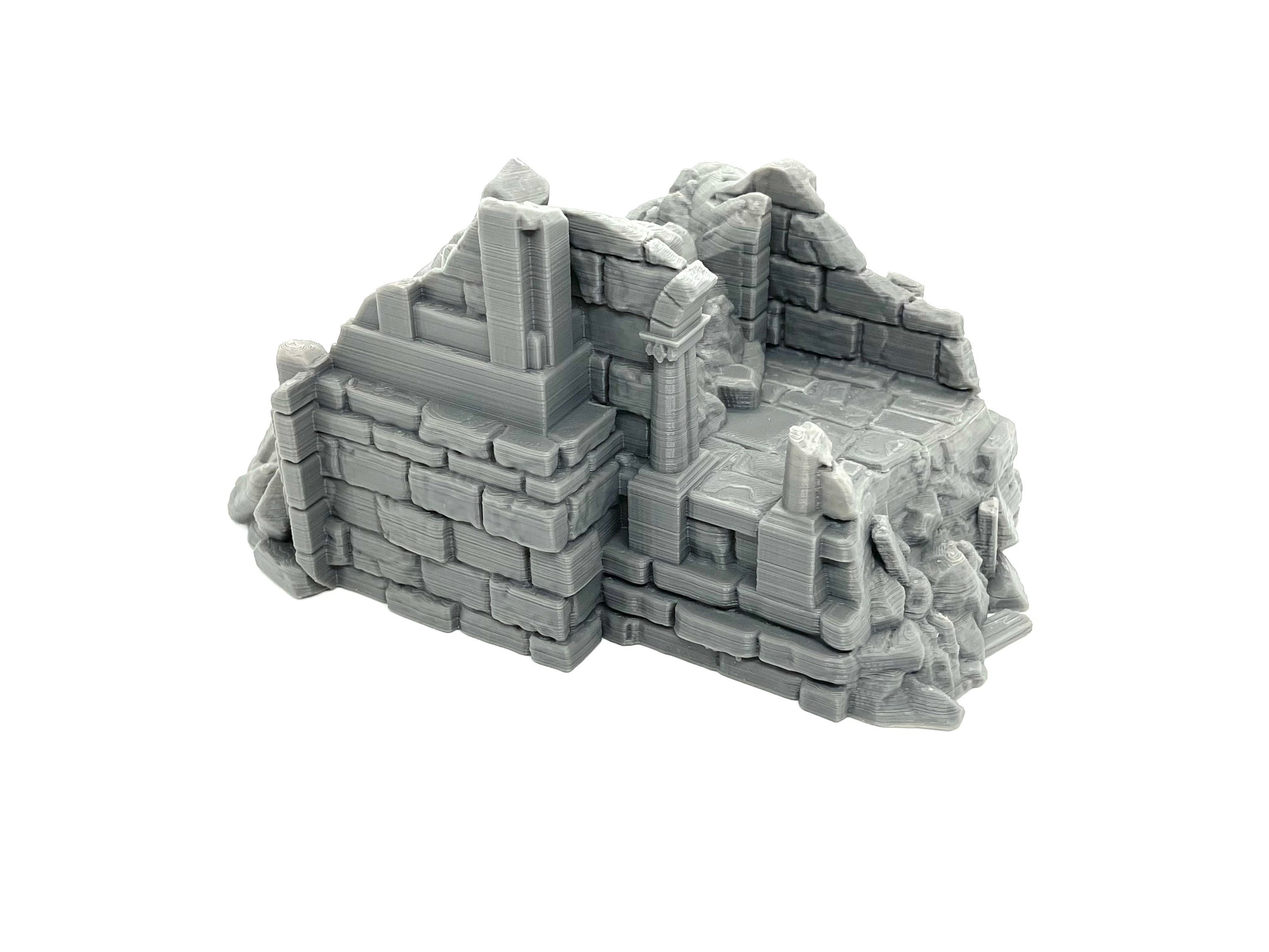 Gondor Inspired Gate Ruin Tabletop Terrain LOTR - Etsy