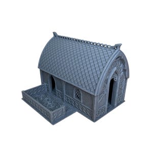 Cuartel de los elfos, Reino de Noldareth, MESBG, terreno de Wargaming, DnD, TTRPG, Wargaming, fantasía, cualquier juego de mesa