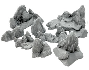 Rock Terrain | Mordor Inspired MESBG | Wargaming Terrain | DnD | SW Legion | Wargaming | Fantasy