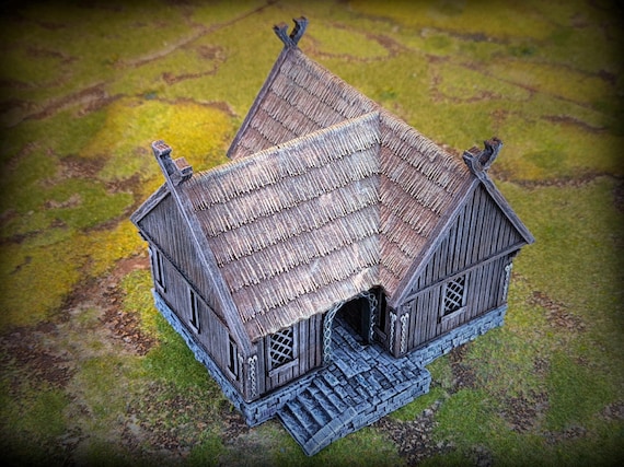 Rohan Inspired House 3 | Edoras | Celtic | Saxon | Mesbg - Etsy