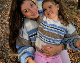 matching jumpers mum and baby