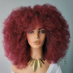 Full 100% Handmade Afro kinky natural wig
