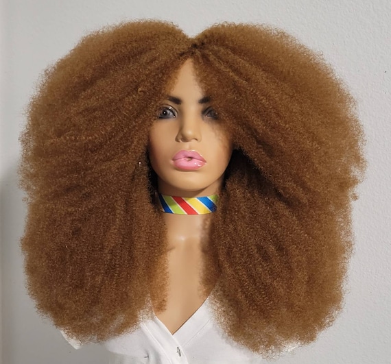 Super Long Full Afro Kinky Wig 100 Handmade Natural 4c Hair Afro