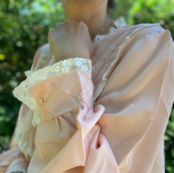 60s silk night dress