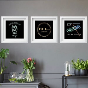 Chicago Restaurant Logos | Neighborhood Staples | Instant Download